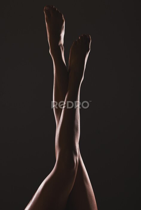 Poster Lange weibliche Beine