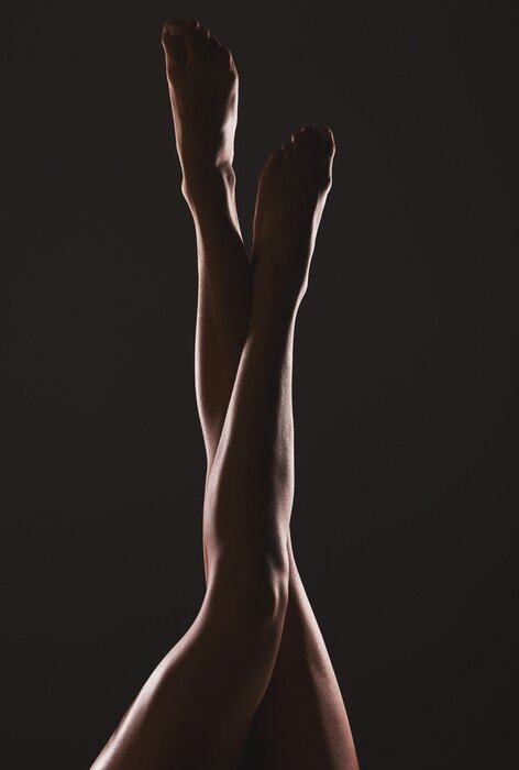 Poster Lange weibliche Beine