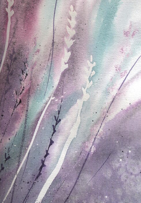 Poster Lavendelfarbenes Mosaik