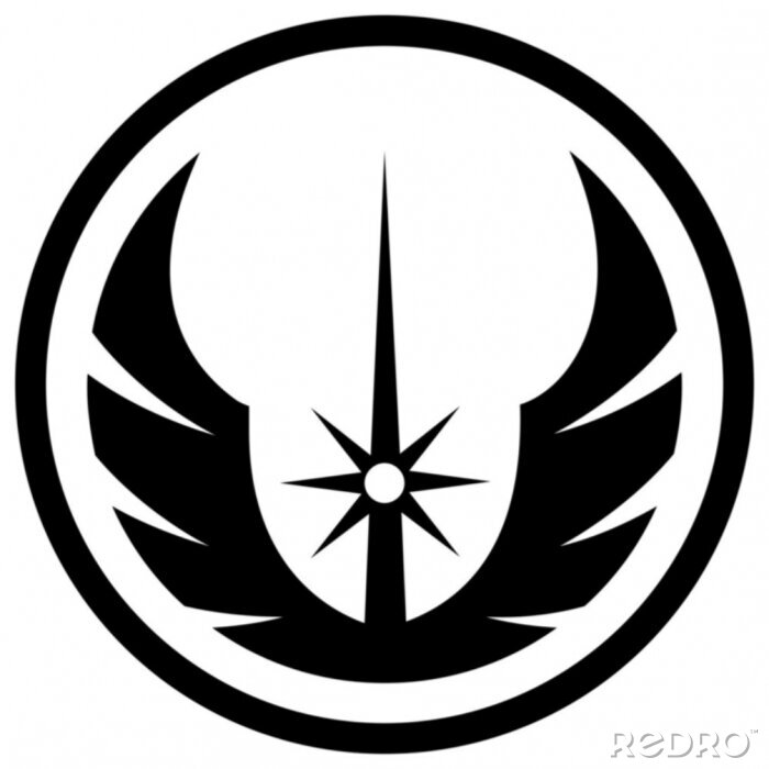 Poster Logo aus Star Wars