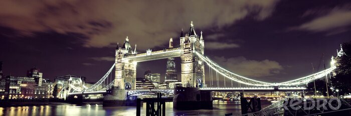 Poster London Tower Bridge Panorama