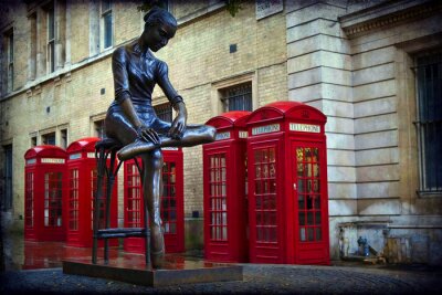 London und die Statue in Covent Garden