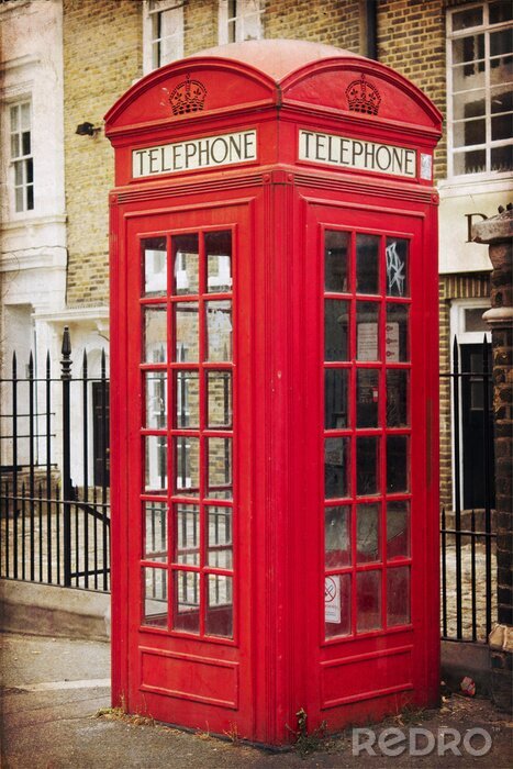 Poster London und Telefonzelle Telephone