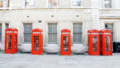 Poster London und Telefonzellen Attraktion