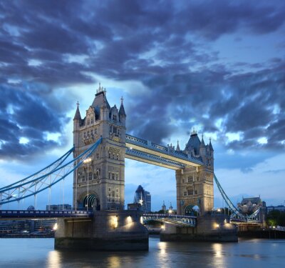 Poster London und Tower Bridge