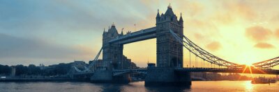 Londoner Brücke bei Sonnenuntergang