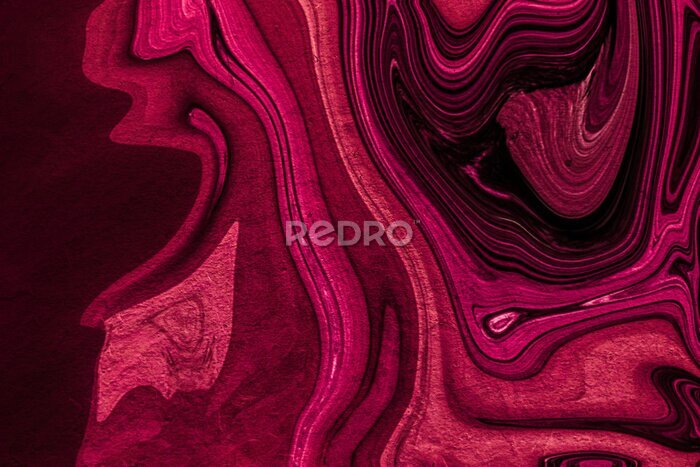 Poster Luxury modern marble stone surface, abstract flatlay background