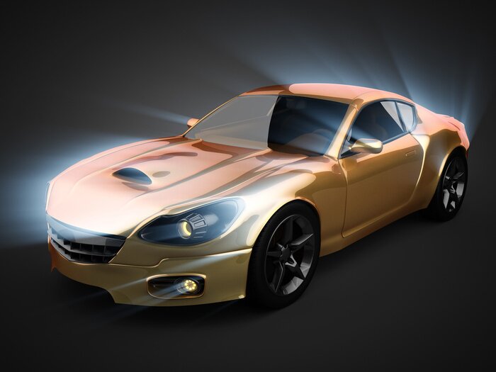 Poster Luxussportwagen