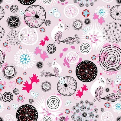 Mädchenhafte Ornamente