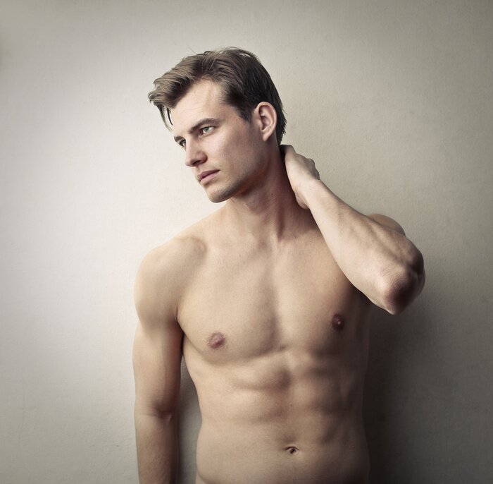 Poster Männlicher sinnlicher Akt