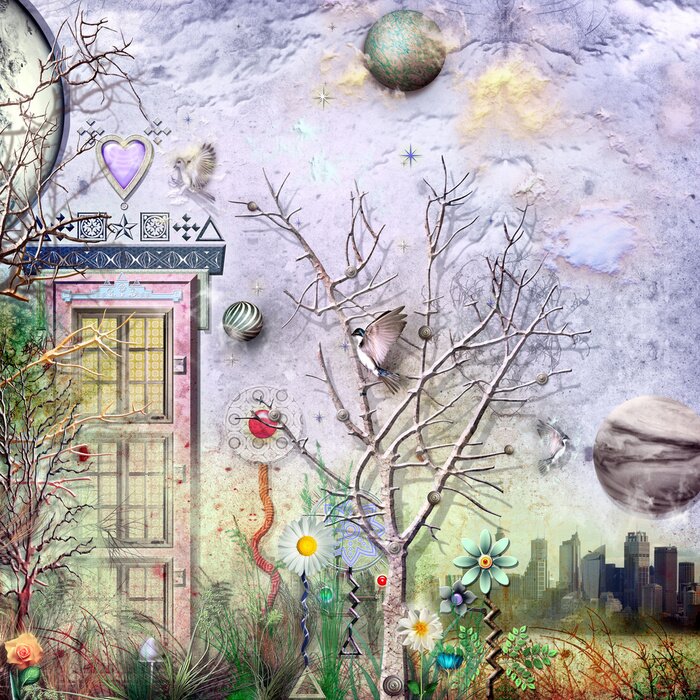 Poster Märchenhafte Fantasy-Grafiken