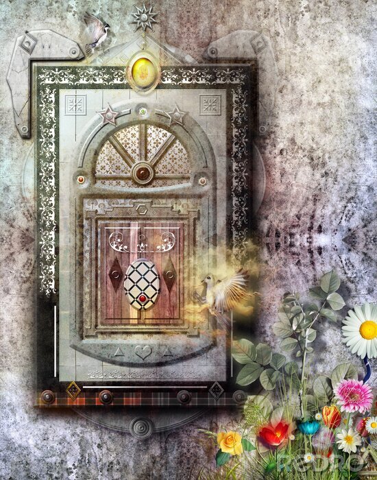 Poster Magisches fenster