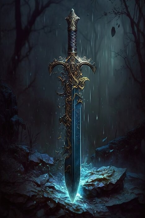 Poster Magisches Schwert