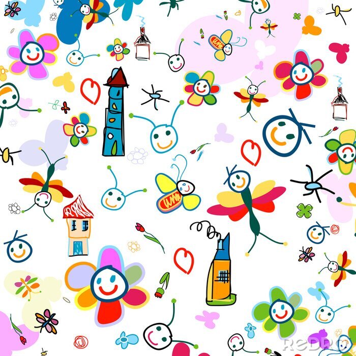 Poster Malbücher für Kinder