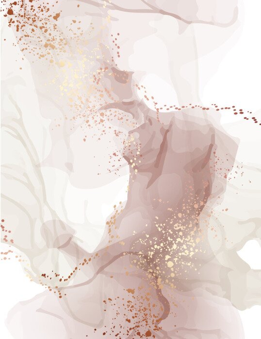 Poster Malerisches abstraktes Muster XXL