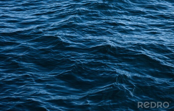 Poster Marineblaue Farbe des Meeres