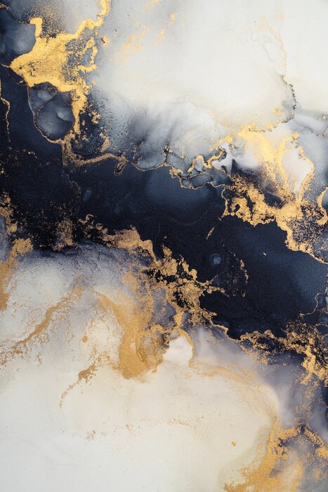 Poster Marmor-Textur im Glam-Stil