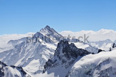 Poster Matterhorn in Winterlandschaft