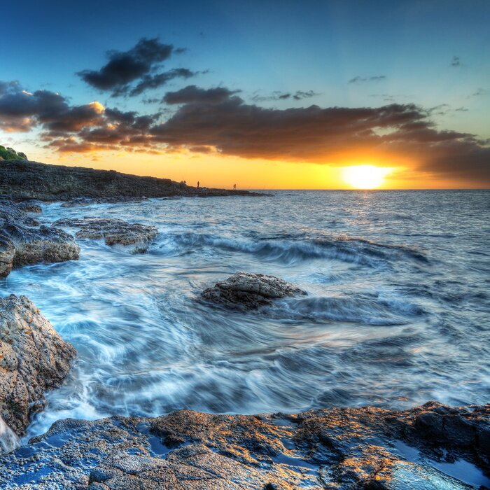 Poster Meer in einer malerischen Landschaft