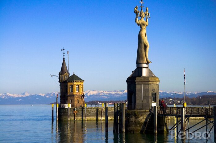 Poster Meer und Berge in Deutschland