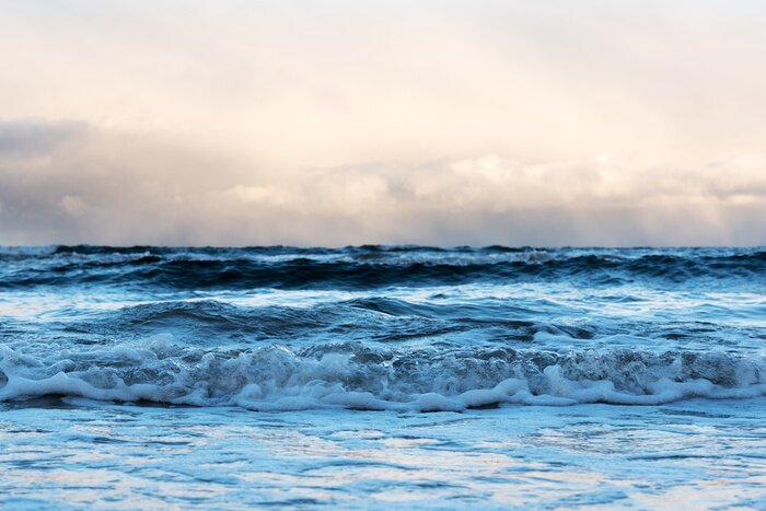 Poster Meer vom Strand aus gesehen