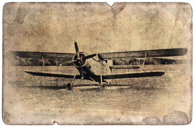 Militärisches Flugzeug Vintage