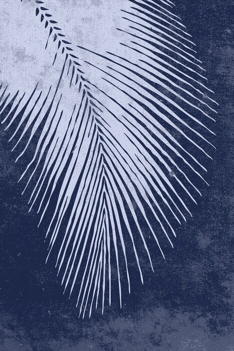 Poster Minimalistische botanische Illustration