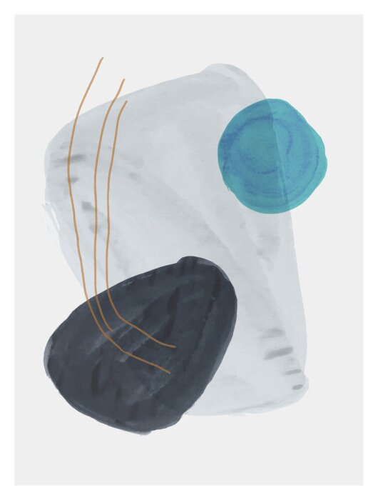 Poster Minimalistische Komposition