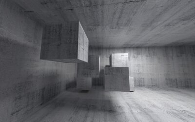 Minimalistische räumliche Komposition