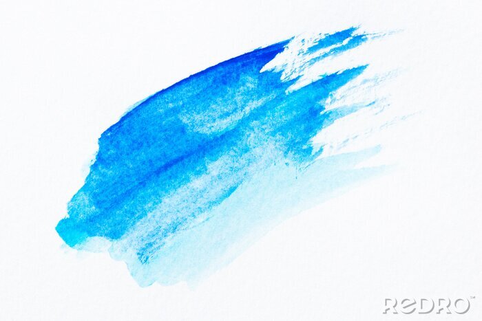 Poster Minimalistischer Pinselstrich