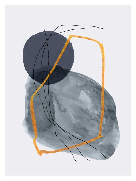 Poster Minimalistisches geometrisches Design