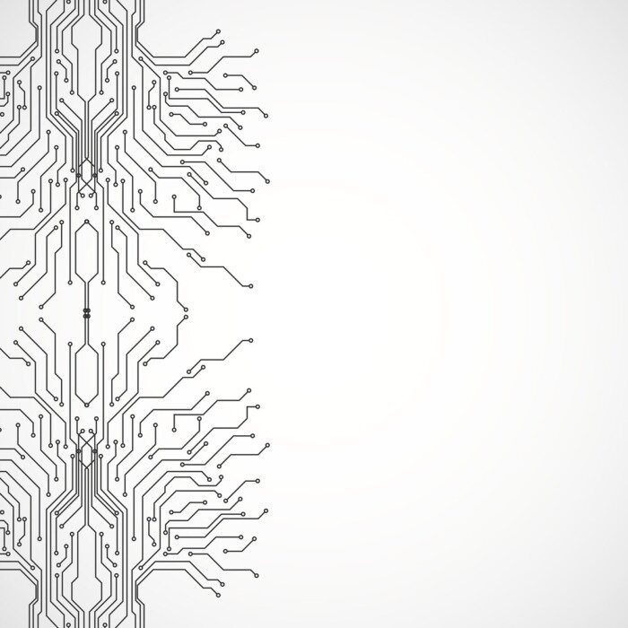 Poster Miteinander verbundene Leitungsnetze