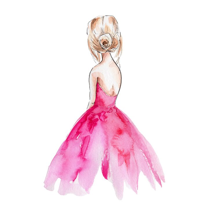 Poster Modedesign für Damen