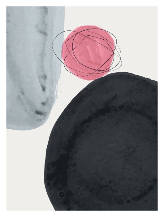 Poster Moderne Abstraktion