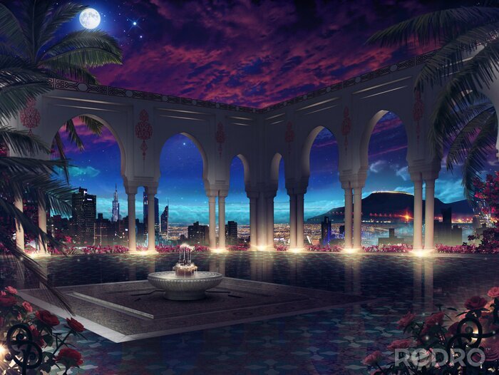 Poster Moderne Architektur des Ostens