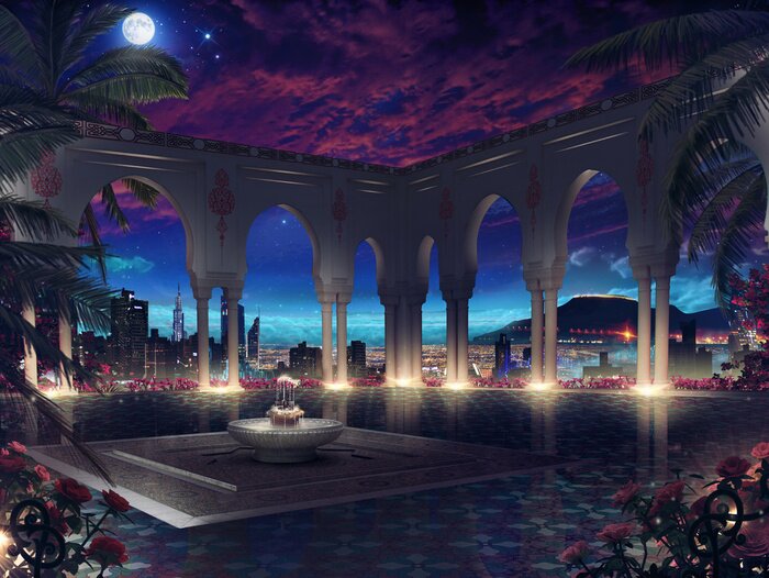 Poster Moderne Architektur des Ostens