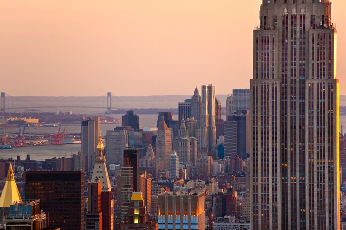 Poster Moderne Architektur in Manhattan