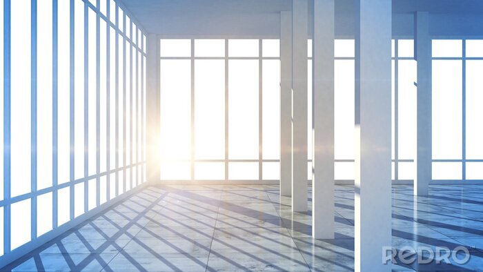 Poster Moderner büro-raum