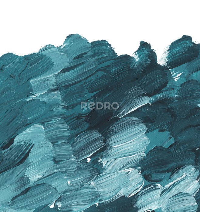 Poster Modernes Bild der Wellen