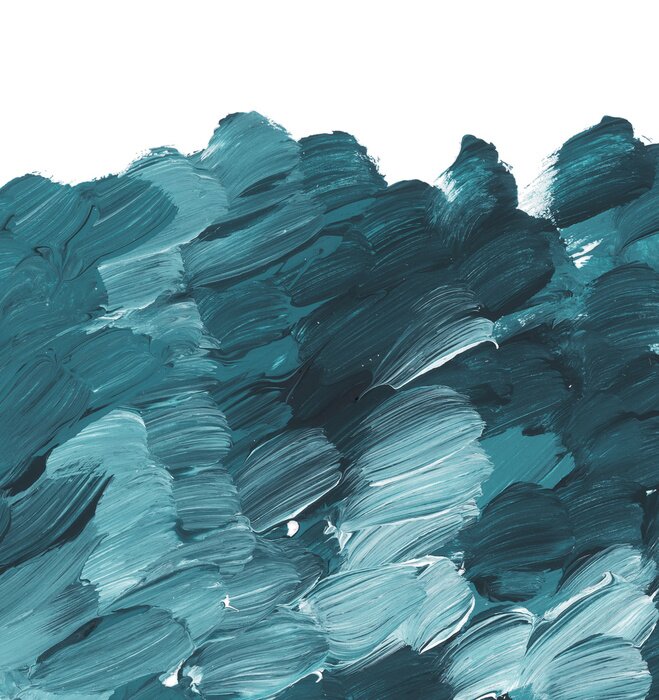 Poster Modernes Bild der Wellen