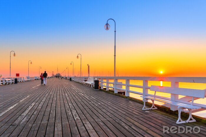 Poster Mole mit schönem Himmelhintergrund