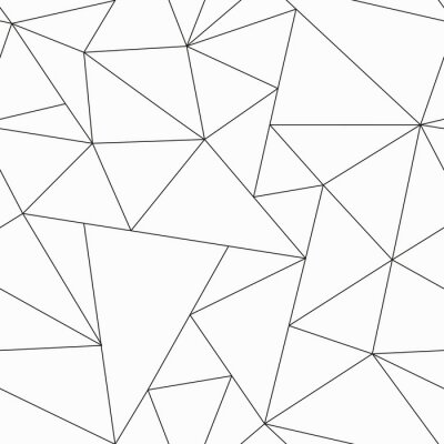 Tapete monochrome triangle seamless pattern