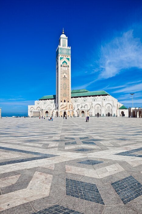 Poster Moschee in Casablanca
