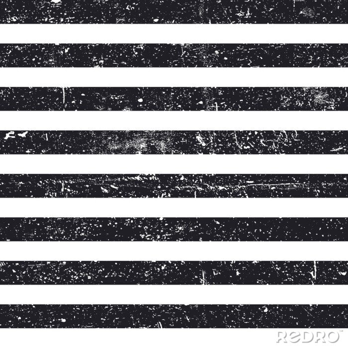 Poster Motiv mit gealterten schwarz-weißen Streifen