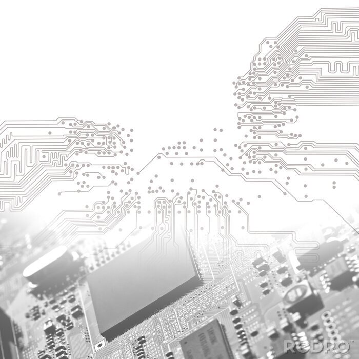 Poster Motiv mit Technologie