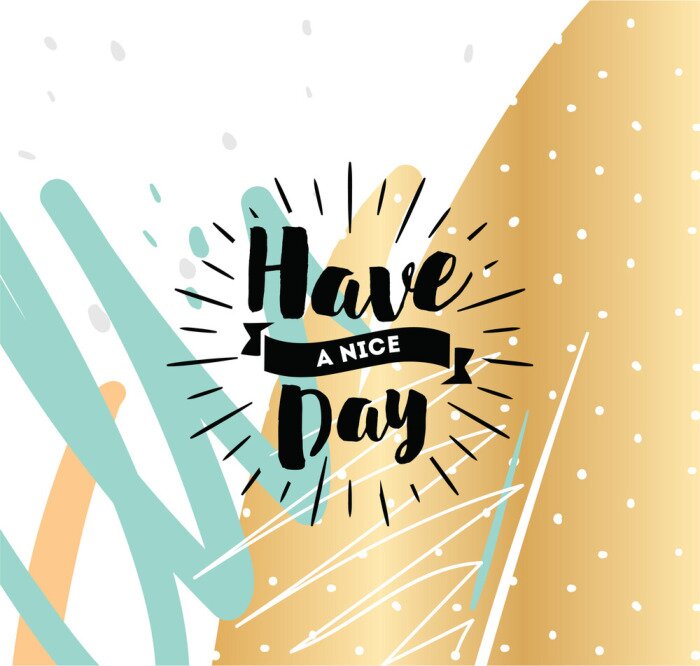 Poster Motivierender Spruch mit Wünschen