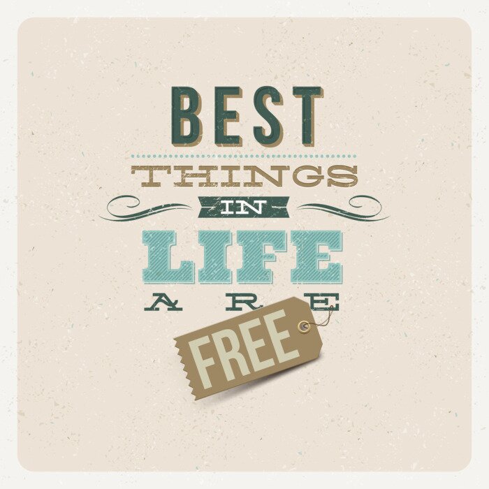 Poster Motivierender Vintage-Schriftzug