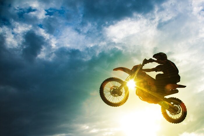 Poster Motocross Bike Jump