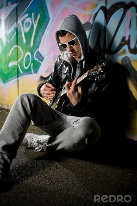 Poster Musik und Rockmusiker