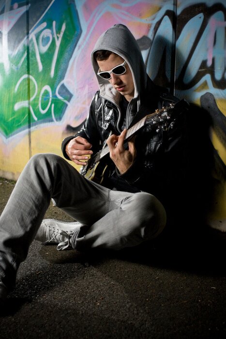 Poster Musik und Rockmusiker